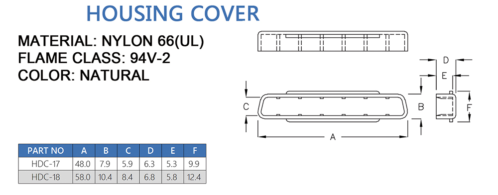 Plug cap HDC-17